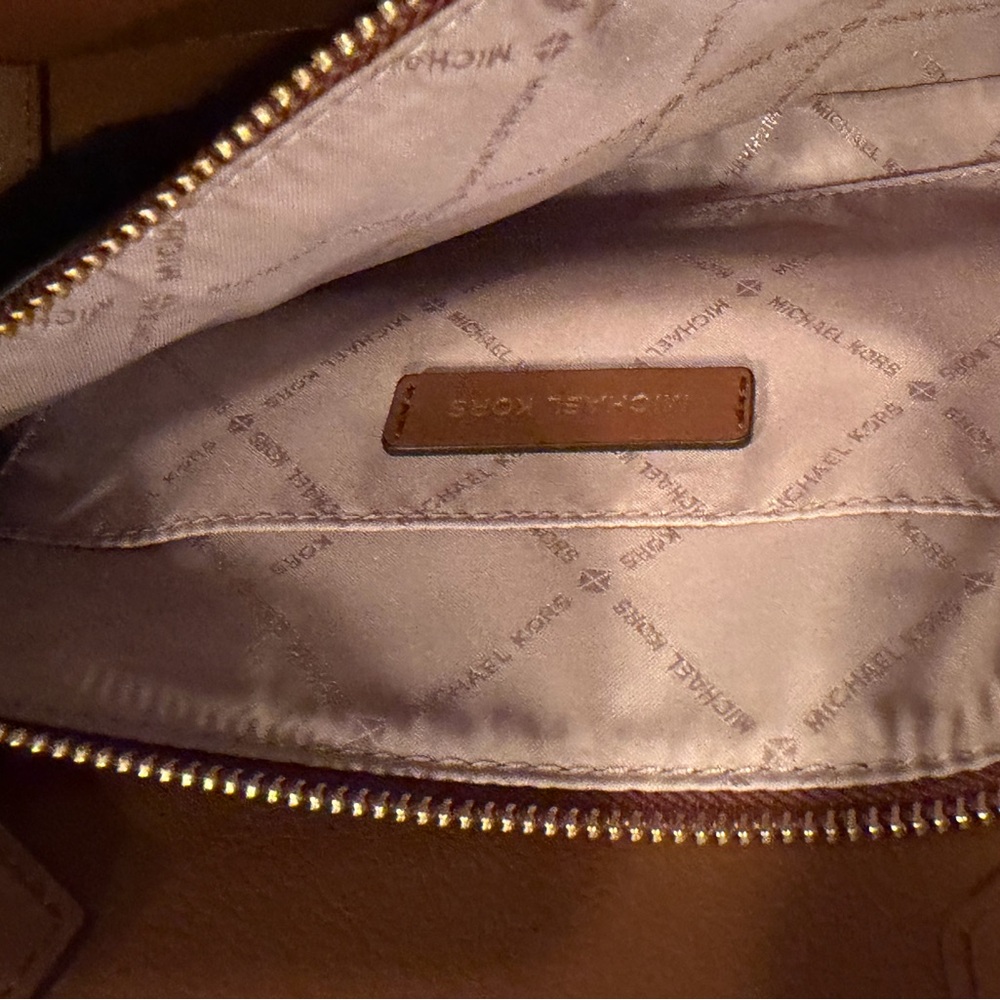 Michael Kors Tan Leather 3-Piece Tote Set - Picture 9 of 15